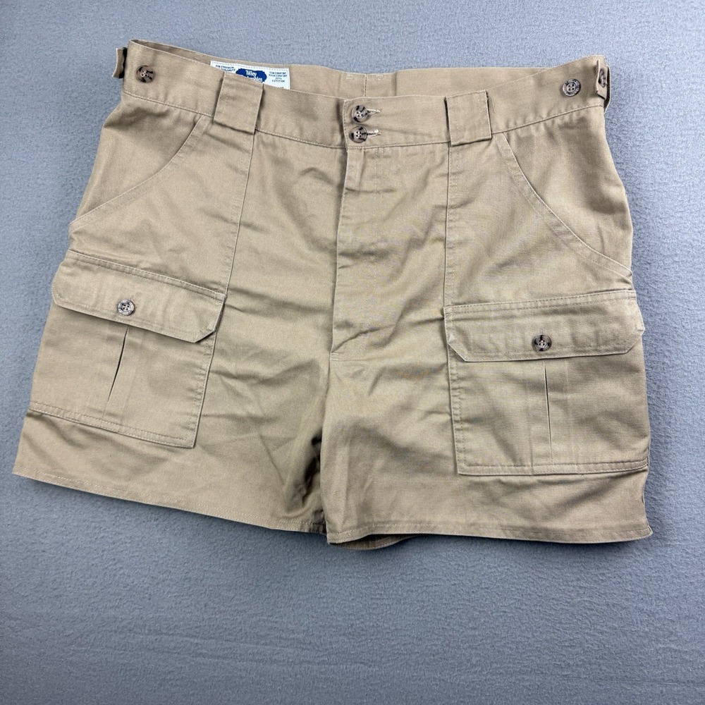 Tilley Endurables Shorts‎ Womens 34 Tan Utility Outdoor Hiking Gorpcore